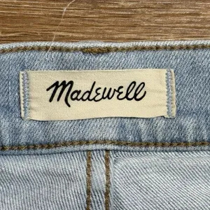 Madewell Perfect Vintage Straight Jean Womens 23T High Rise Hemp Blend Blue thumbnail 3