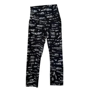 Lululemon Wunder‎ Under High-Rise Crop Graf Black 2 Leggings Y2K thumbnail 3