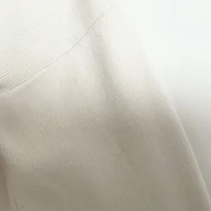 Alo Yoga Scholar Knit Cropped Full Zip Jacket Ivory XS thumbnail 6