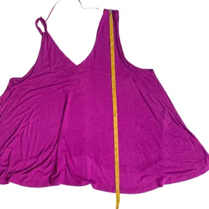 Free People New Vibes Tank Top Pink Small S Lightweight Embellished Boho NWT thumbnail 17