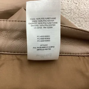 Wilfred Aritzia The Melina Pant Faux Leather Size 8 thumbnail 8