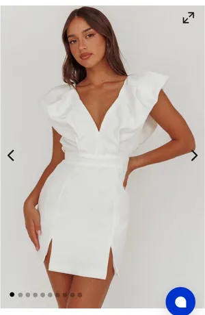 Selfie Leslie Dress White thumbnail 1