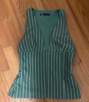 ZARA Pinstriped Shirt thumbnail 1