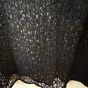 Trouvé black lace sleeveless top with eyelash edges Sz S EUC thumbnail 5