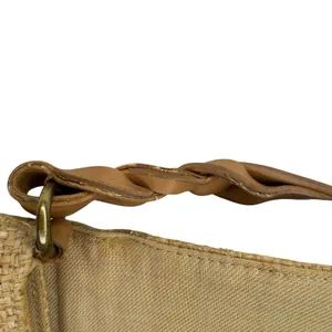 VTG Etienne‎ Aigner Handbag Straw Woven Charm Shoulder Bag Beach Coastal Purse thumbnail 12