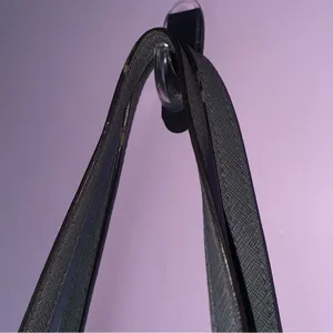 Michael Kors Saffiano Leather Shoulder Bag Tote Gray thumbnail 3