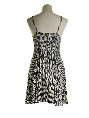 Aeropostale Ikat Print High-Neck Mini Dress thumbnail 2