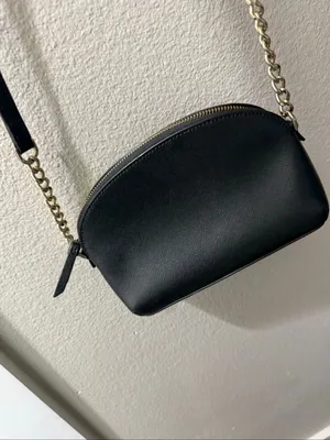 Kate Spade Black Hilli Crossbody Bag Leather Purse thumbnail 4
