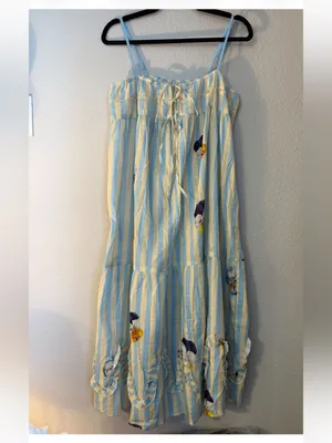 NWT Anthropologie LyreBird Midi Nap Dress thumbnail 4