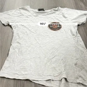 Harley Davidson Sturgis Route 12 Light Heather Gray Short Sleeve Shirt‎ Size M thumbnail 8