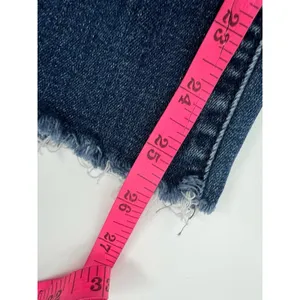 Mother the Insider Crop Step Fray Jeans Womens 25 Blue Teaming Up‎ Stretch Denim thumbnail 8