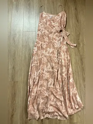 HUTCH BY ANTHROPOLOGIE Alden Wrap Dress in Sedona Sunset thumbnail 3
