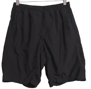Lululemon Womens Athletic Shorts Black Stretch Elastic Waist Drawstring L thumbnail 1