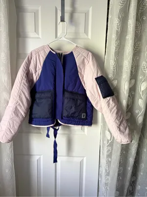 Free People Movement Outta Left Field Jacket in Sapphire Skies zip up size XS TP thumbnail 2