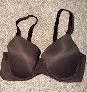 aerie Smooth Molded T-Shirt Bra in Dark Brown thumbnail 1