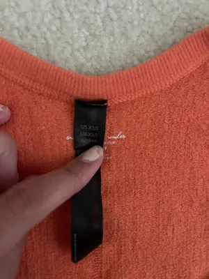 Urban Outfitters Orange Knot Crop Top thumbnail 3