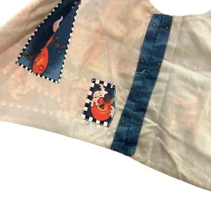 VINTAGE Women's Halloween Haunted House Reversible Quilted Handmade Vest Size XL thumbnail 3