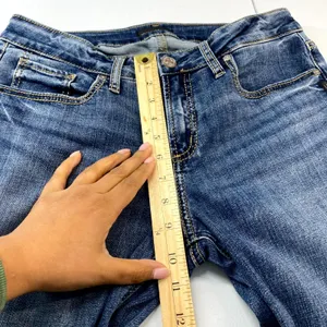 Silver Jeans Co Jeans Womens 31 Blue Denim Cotton Mid Rise Suki Bootcut Leg‎ thumbnail 11