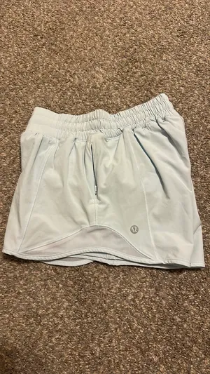 Light Blue Lululemon Shorts Hotty Hot 2.5" thumbnail 3