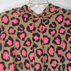 Animal Print Hoodie Women’s Medium thumbnail 2