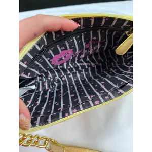 Luv Betsey by Betsey Johnson SKU 7885 Yellow Gold Glittery Shoulder Bag With Ch thumbnail 9