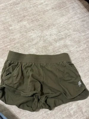 Free People Movement GET SET Shorts Olive Green size xs thumbnail 2
