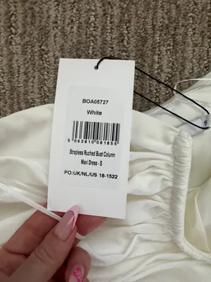 BOA Strapless Ruched Bust Dress thumbnail 4