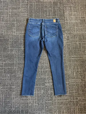 BKE Jeans Gabby Women's Sz 29 Curvy Fit High Rise Skinny Ankle Frey Hem Stretch thumbnail 4