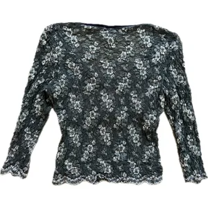 Vintage‎ y2k Moda International Black Lace Whimsy Blouse Top Shirt Whimsygoth thumbnail 2