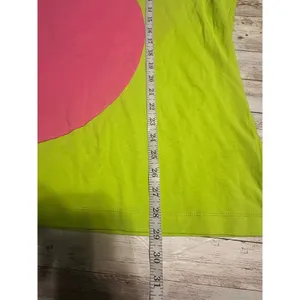 Nike Uphoria Cut and Sew Center Swoosh Short-Sleeved T-Shirt Size XL Pink Green thumbnail 7