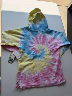 Brand New POP SURF Tie-Dye Pullover Hoodie – Size Small thumbnail 4
