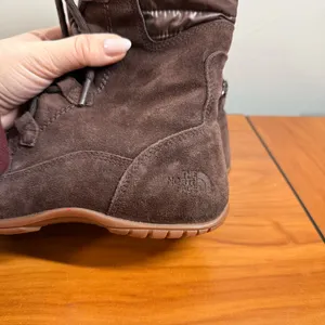 The‎ North Face Nuptse Purna II Winter Snow Boot Brown Suede PrimaLoft Insulated thumbnail 2
