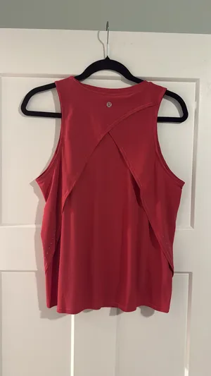 Lululemon Size 10 Fold Over Running Tank thumbnail 2