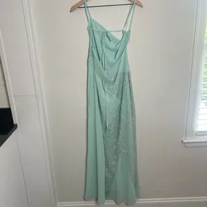 NWT PEPPERMAYO- Gabriana Maxi Dress Sage Size 8 thumbnail 5