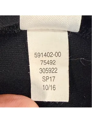 Athleta Women’s Mesh Inset Crop Leggings Black Supplex Tight Size M thumbnail 7