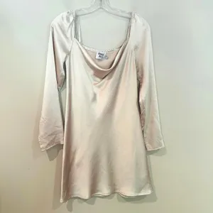 Princess Polly Star Power Mini Dress Women's 6‎ Champagne Coquette Girl Dainty thumbnail 5