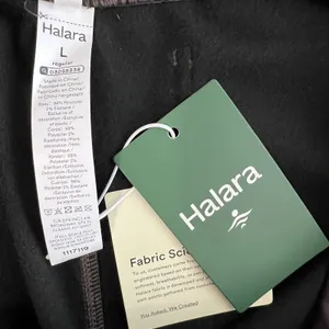 Halara Faux Leather Wide Leg Pants Womens Large High Waisted Chocolate Brown NWT thumbnail 7