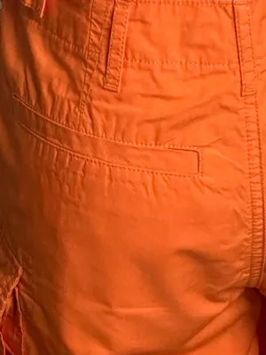 Polo Ralph Lauren orange cotton cargo utility shorts Size 6 thumbnail 6
