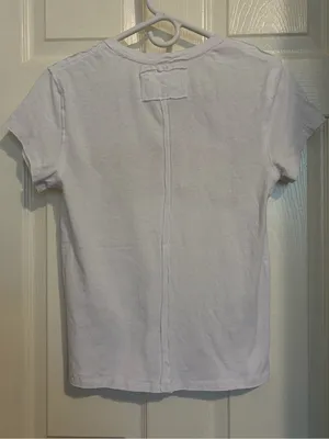 We the Free people white / red surf Tee small thumbnail 4