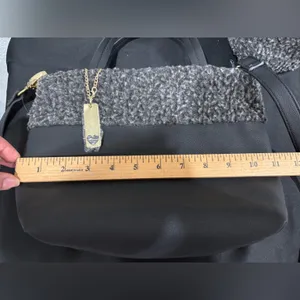 Nanette Lepore Black and Gray Crossbody Bag Set Mom and Daughter thumbnail 5