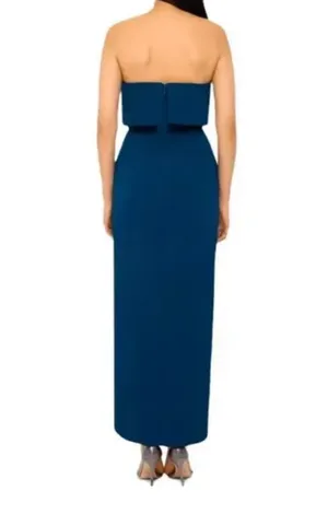 XScape emerald green mid length dress thumbnail 2