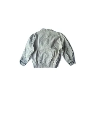 Wild Fable Beige Cotton Blend Bomber Jacket with Brown Trim thumbnail 3