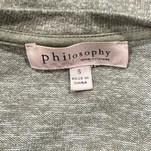 Philosophy Green Pocket Tee Shirt Women’s Small thumbnail 3