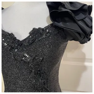 Vintage Nadine black gown thumbnail 3