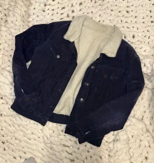 Navy Blue Fleece Jacket  thumbnail 1