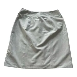 Worthington Beige Pencil Above Knee Length Skirt Size 12 Back Zip Formal Career thumbnail 2