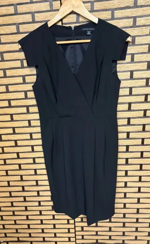 Banana Republic Black Wool Blend Dress Size‎ 4 thumbnail 1