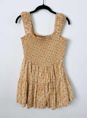 Free People Sweet Annie Smock Mini Dress thumbnail 5