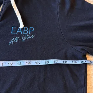 Marine Layer EABP All Star Navy Black Full‎ Zip Hoodie Womens Large Cozy Soft thumbnail 12