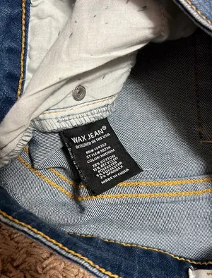Wax Jean Medium Blue Wash Denim Shorts thumbnail 10